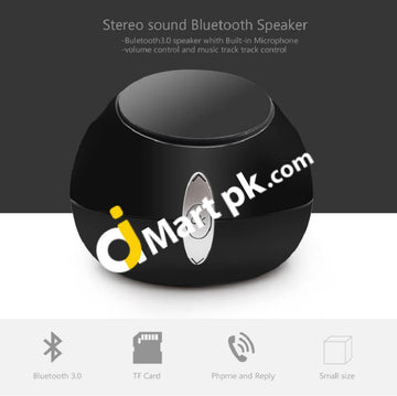 Swees Mini Bluetooth 3.0 Speaker With Mic + Phone Holder Support Tf Card Aux Fm Radio Volume & Music